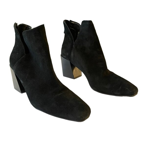 Blondo Waterproof Black Suede Ankle Boots Stasia Sz 10 NEW - Picture 1 of 7